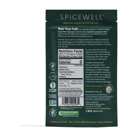 Sustainable Sea Salt Pouch